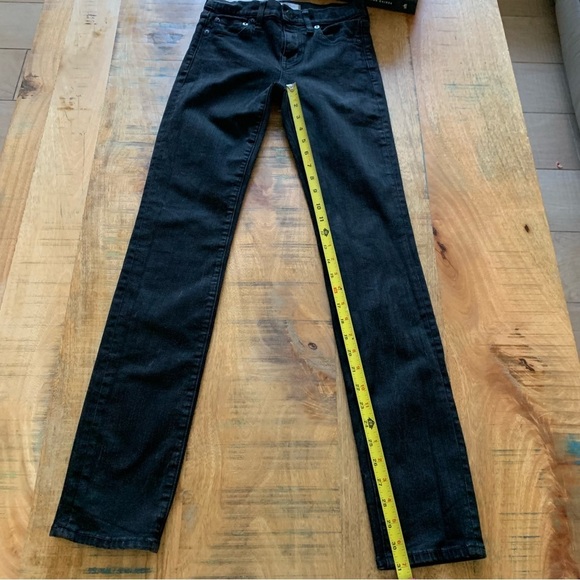 Madewell Alley Straight Jeans in Black Frost Size 24 - Picture 10 of 15